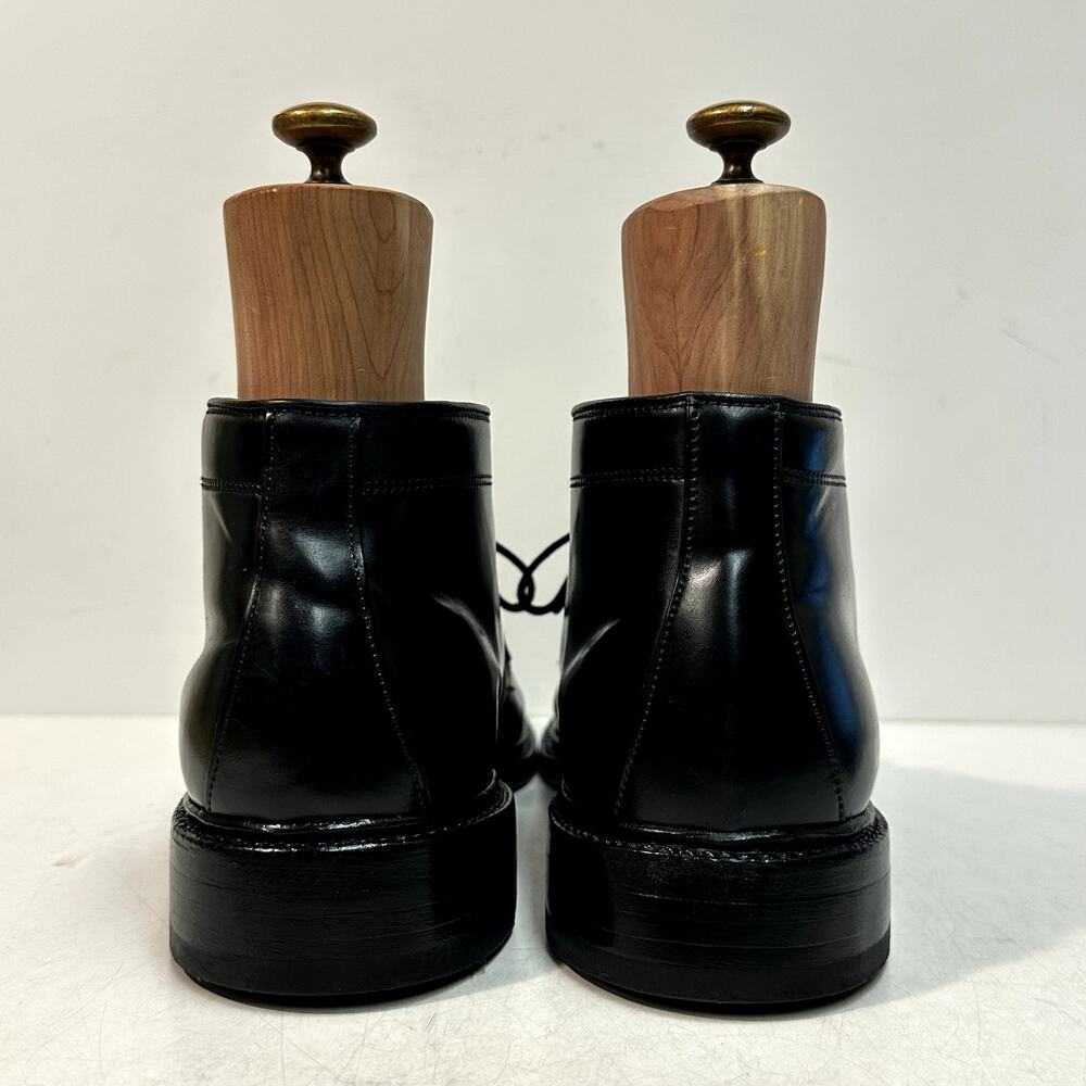 FULLY RESOLED Allen Edmonds Dundee Chukka Black Shell Cordovan USA 11.5 B - Picture 7 of 11